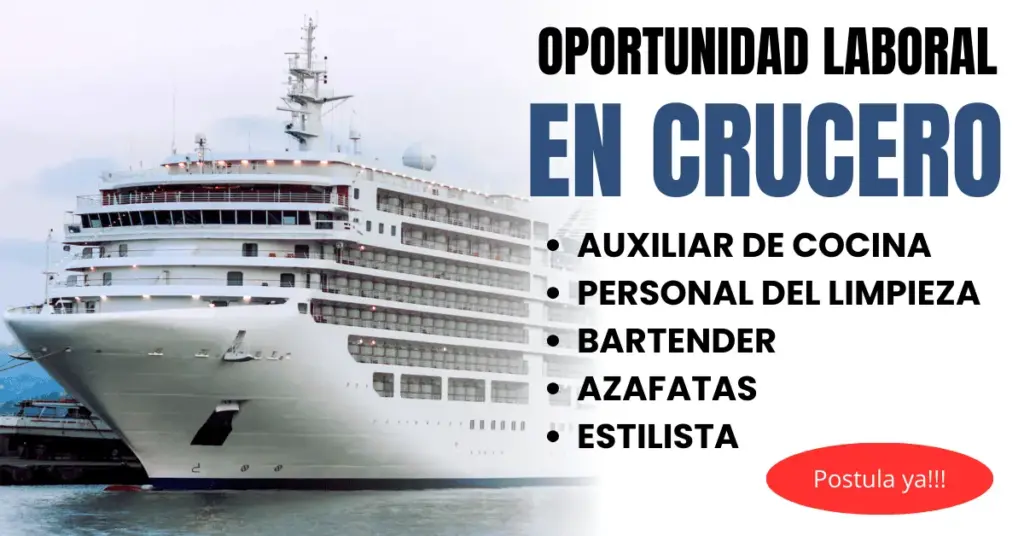 Personal para Crucero: Empleo y Trabajos de Ensueño a Bordo