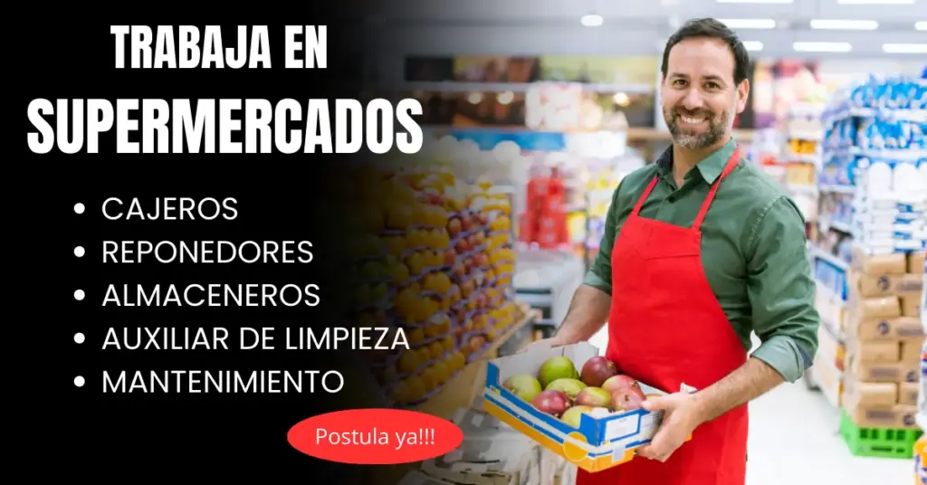 CONVOCATORIA DE PERSONAL PARA SUPERMERCADOS