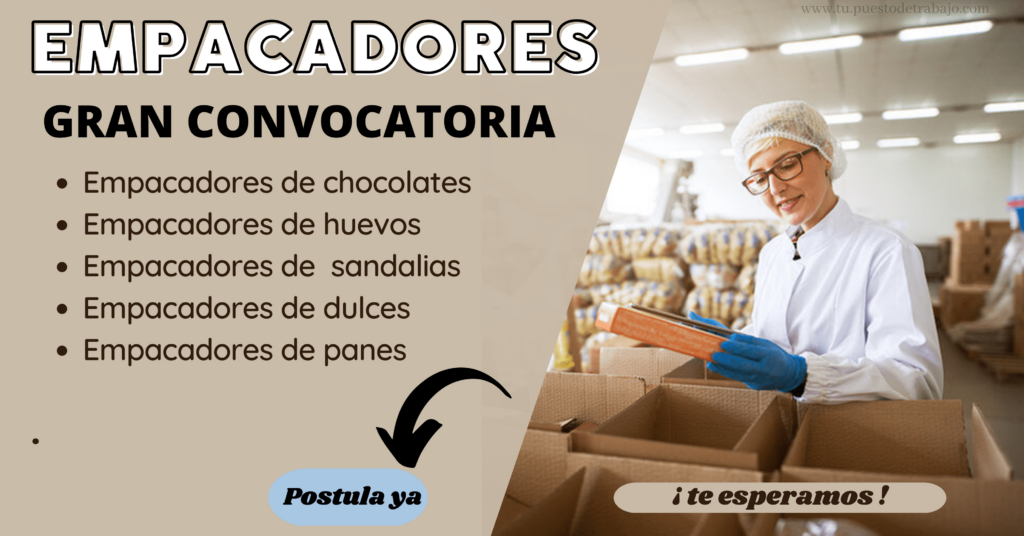 BUSCO EMPACADORES DE CHOCOLATES