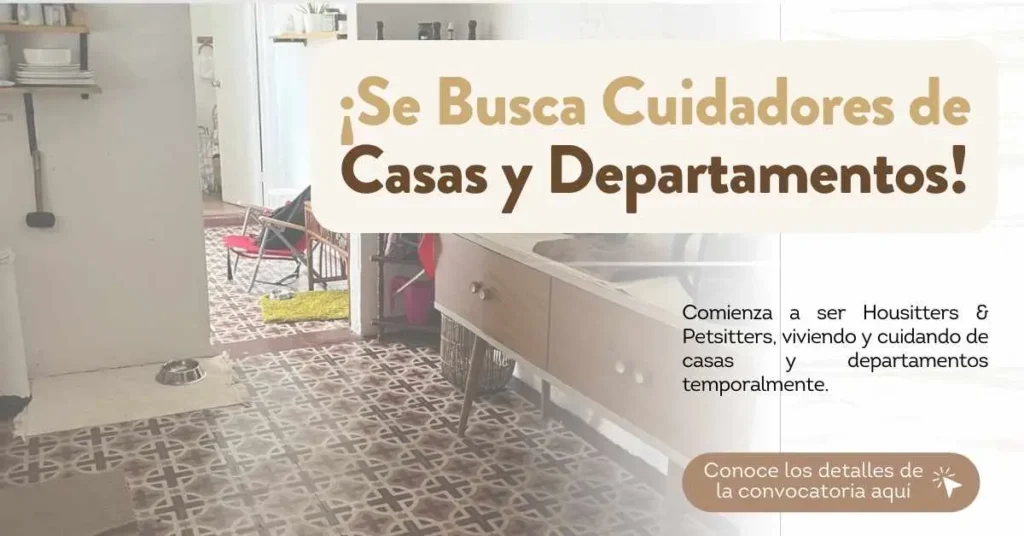 SE BUSCAN CUIDADORES DE CASAS